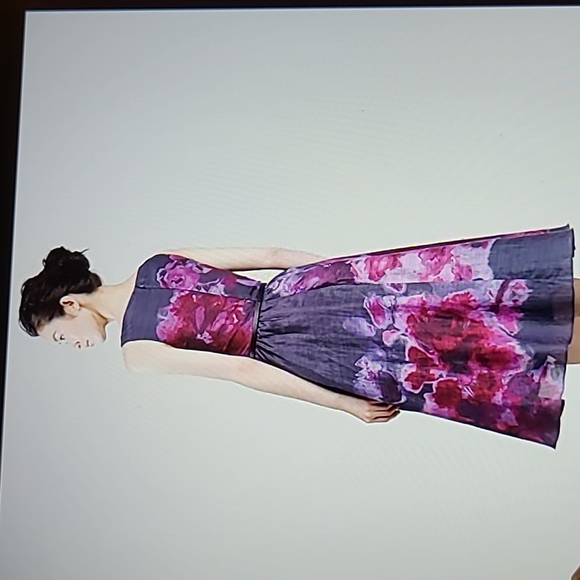 Neiman Marcus Lela Rose 🌹Midi Dress Target sz 12 - Picture 11 of 11